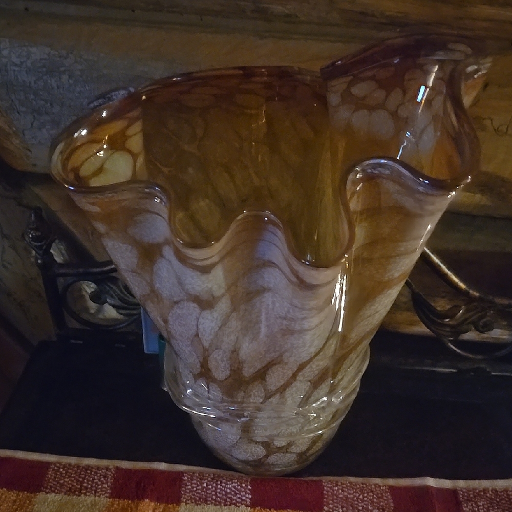 Bohemian Glass Vase